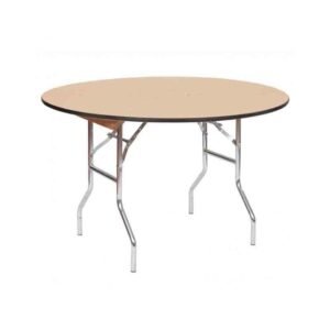 4 Ft. Round Wood Table