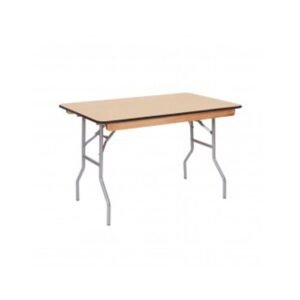 4 Ft. Wood Rectangle Table