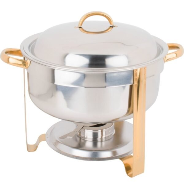 Chrome Chafer, 8 Quart, Round