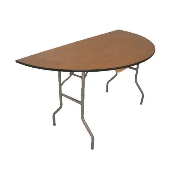 Half Moon Wood Table