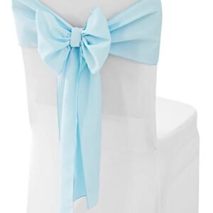 Chair Sashes (Polyester)<span> - </span>Light Blue